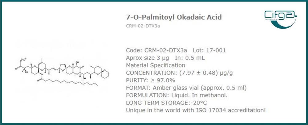 Cifga 7-0-Palmitoyl Okadaic Acid Chemical Structure